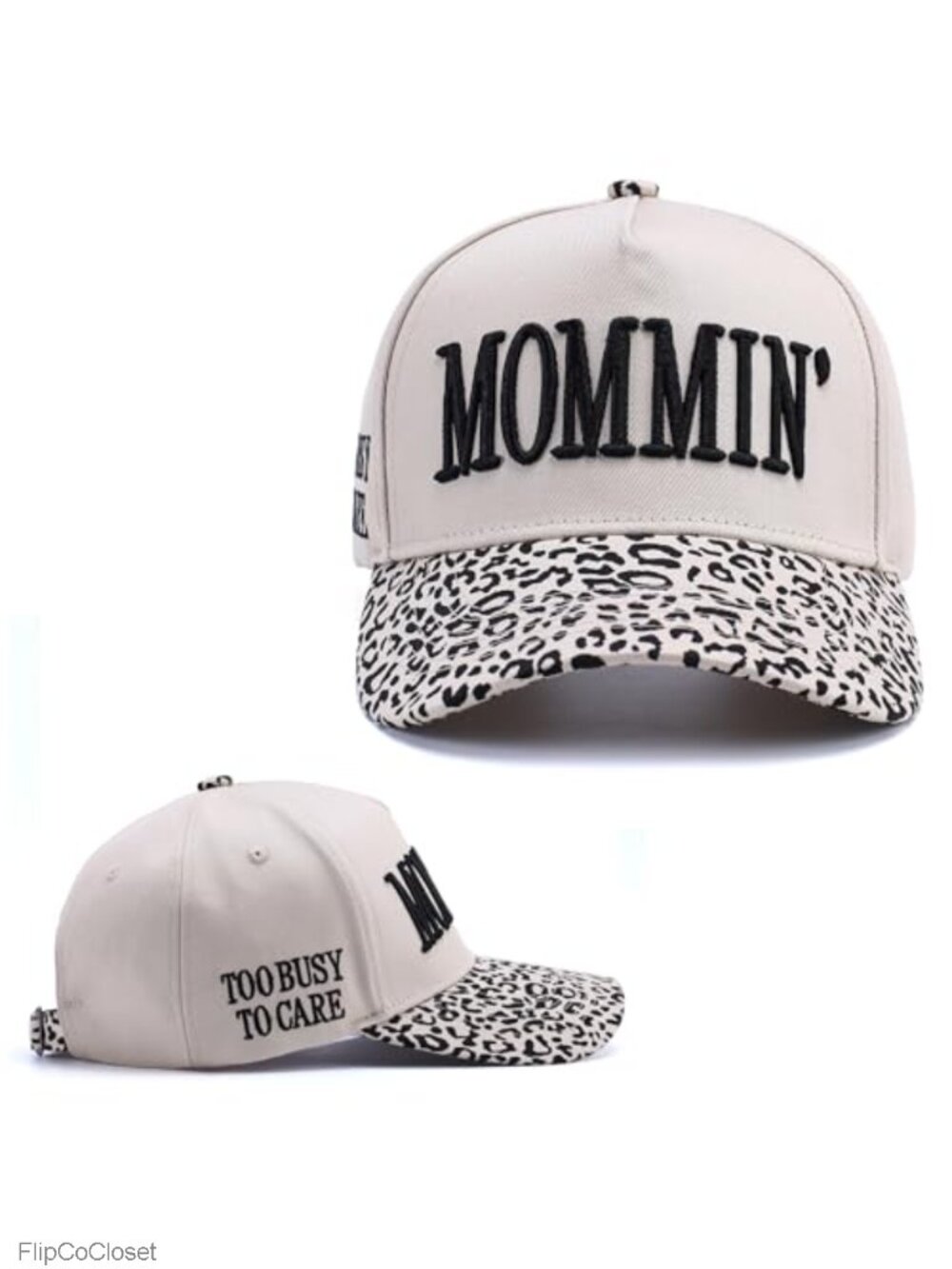 Mom Trucker Hat Distressed Cotton Adjustable Snapback Embroidered Baseball Cap